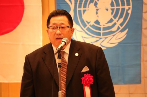 UN-WHFフィリピン国大使の北川房雄氏